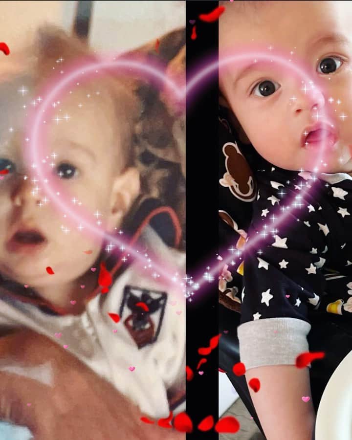アーロン・カーターのインスタグラム：「Me in 1988 & my baby boy in 2021 -Split spitting image    I’m on the left #proudfather   P.s please be nice in the comments. I’d really appreciate that. This is my child. Thank you in advance 🙏」