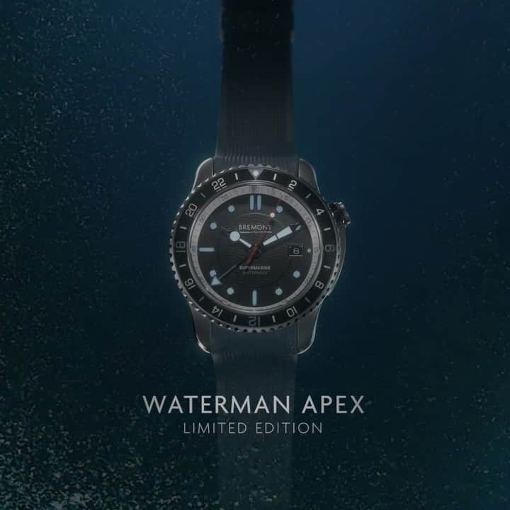 ブレモンのインスタグラム：「A dive watch with a cause 🦈  Introducing the Waterman Apex as tested by @lairdhamiltonsurf   #BremontWatermanApex #OceanDiving #LairdHamilton #Divewatch #waterman」