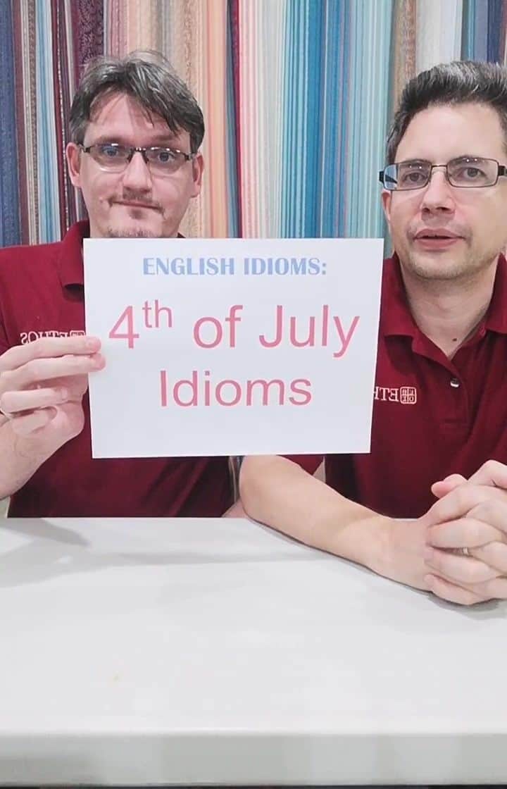 ETHOSのインスタグラム：「4th of July Idioms」