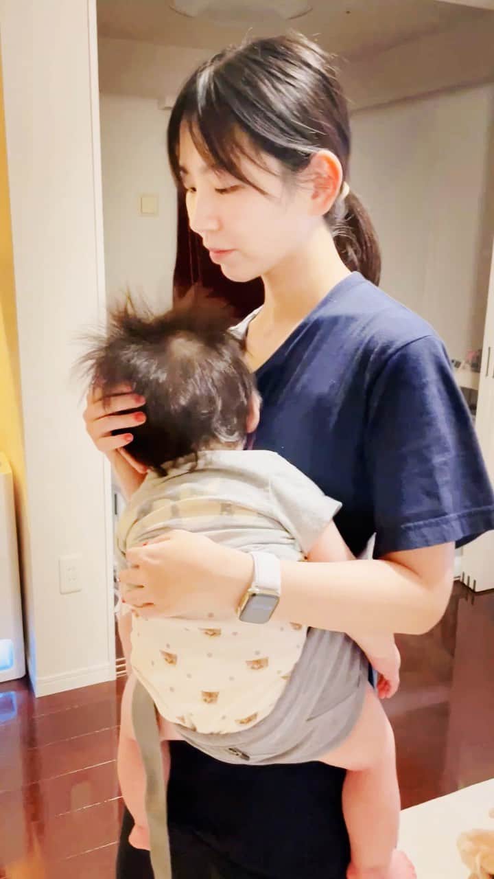 古川未鈴のインスタグラム：「ずっとギャンギャンでしたが 泣き疲れたのか ようやくすやってくれました。  今日は朝から自分の病院行ったり 保育園からお迎えコールきて そのまま小児科に駆け込んだりと。  今日はぐっすり寝て 明日は元気になってるといいなぁ」