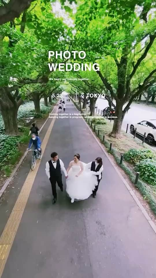 宮里美香のインスタグラム：「*** Wedding movie 🎥🥰 先日、撮ってもらったウェディングフォトの動画versionを制作してもらいました！！  @ykproduce_inc さん、素敵な動画をありがとうございます🥺  #weddingphoto #weddingmovie #tokyo  #ウェディングフォト #ウェディングムービー  #ykプロデュース #イノセントリー  #東京駅 #外苑前いちょう並木 #お台場海浜公園」