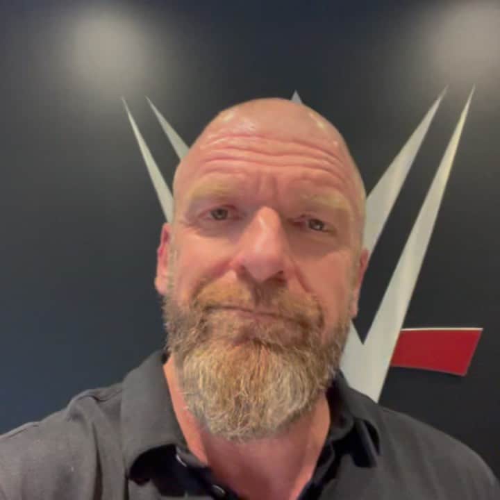 トリプルHのインスタグラム：「I’ve had the pleasure of calling him a coworker, a competitor, and most importantly, a friend. Congratulations on 20 years, @JohnCena!  Enjoy YOUR night on #WWERaw!」