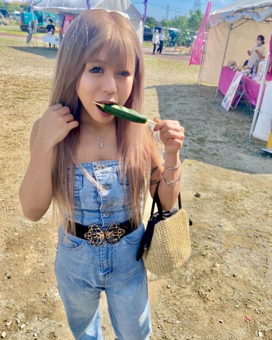 りこぴのインスタグラム：「#きゅうり #🥒」