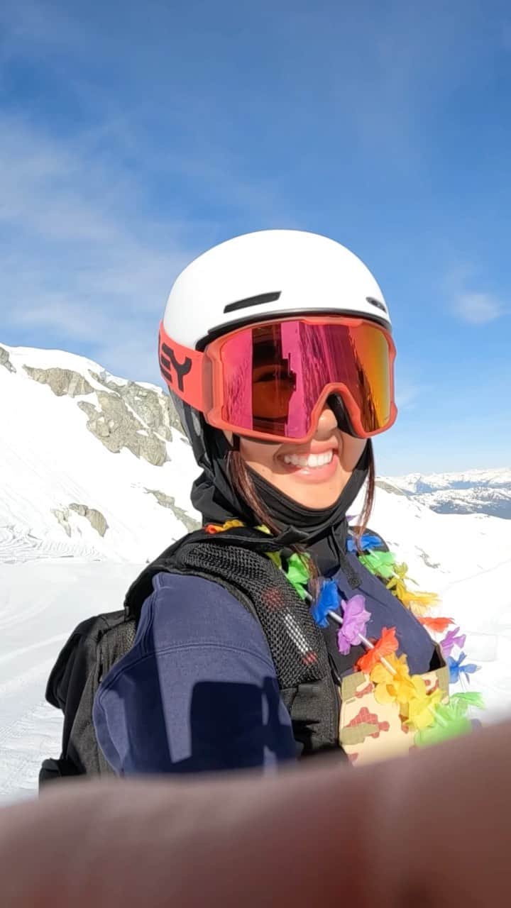 川村あんりのインスタグラム：「another summer day :) used GoPro 10 ultra slow motion @goprojp filmed by @janne_lahtela kiitos!  . #mogulskiing #skiing #whistler #summerskiing」
