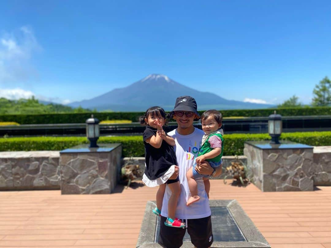 前田大然のインスタグラム：「👧👶❤️🌿🗻」