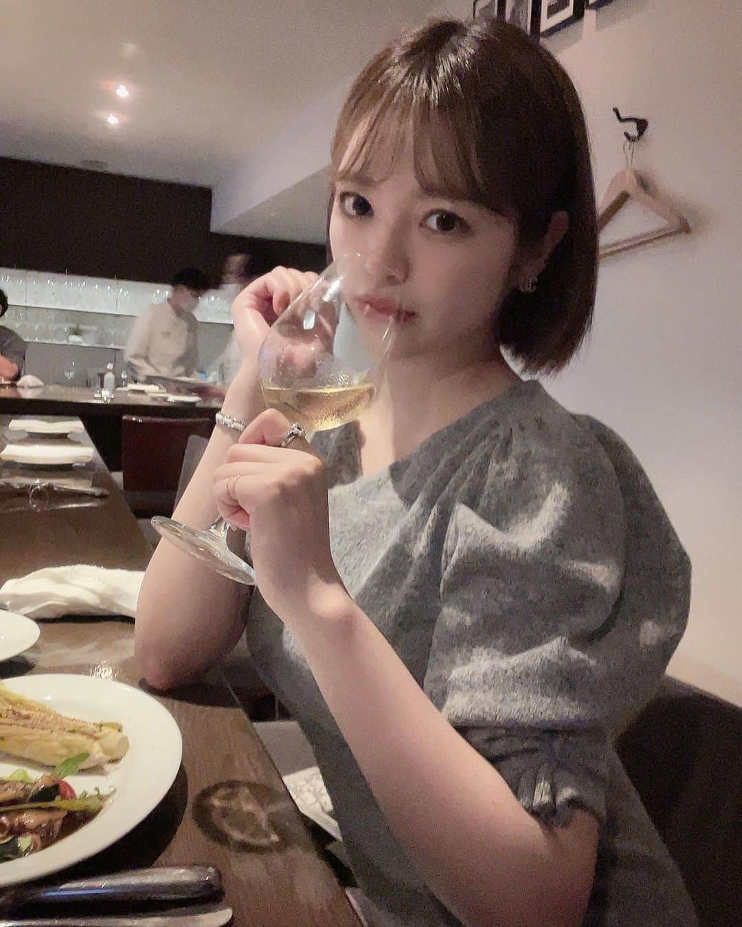 小森ほたるのインスタグラム：「2年前から目をつけてたイタリアンのお店🫢← 店内雰囲気もスタッフさんの対応も良くてどのメニューも最高においしかった🥺🍝🍾💕」