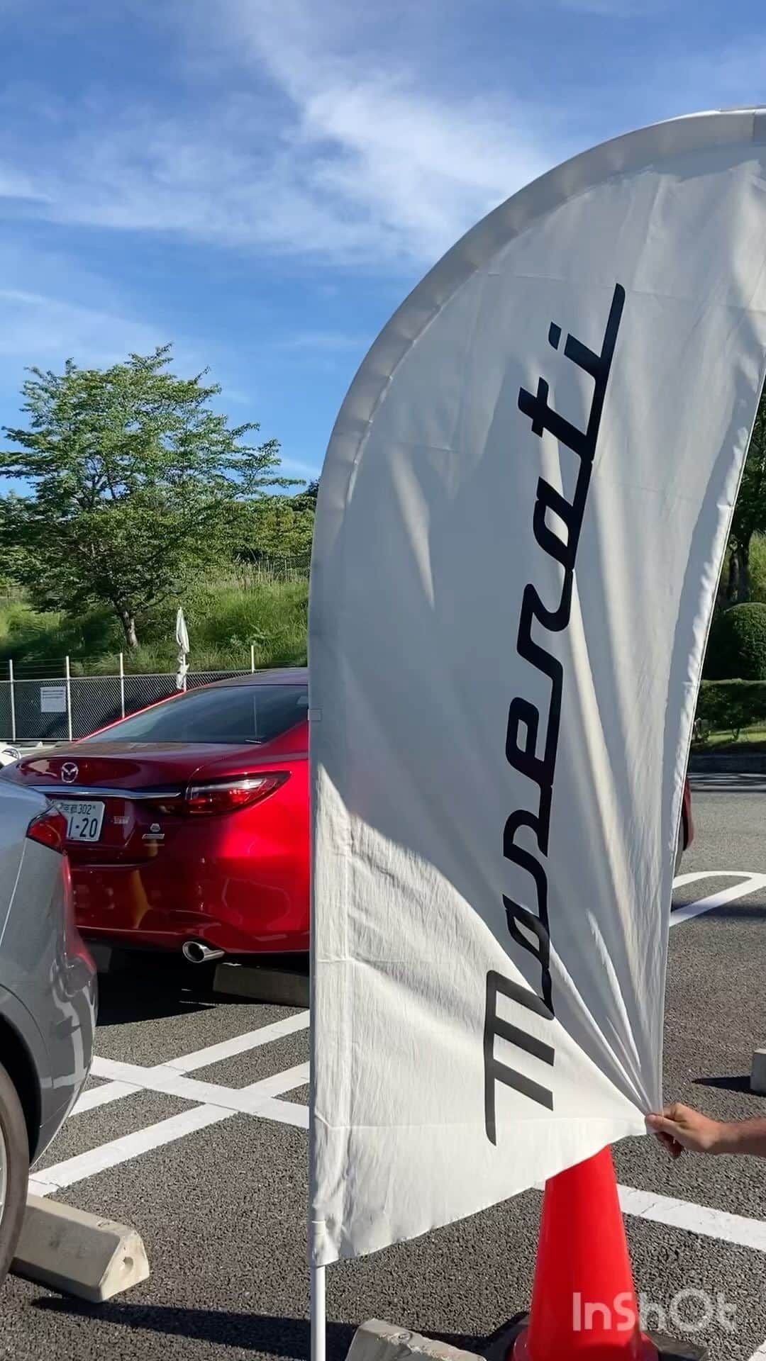 桒原えりかのインスタグラム：「Maserati試乗会のワンポイントレッスンのイベントで京都に行っていました^ ^！ @maserati_kyoto  @toptracer_range_jp  @royal_green_golfclub  #maserati」