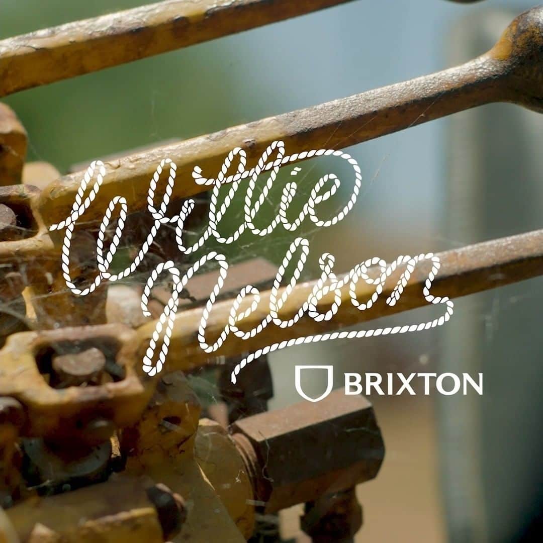 ブリクストンのインスタグラム：「This summer, Brixton stands in the company of an American icon – the great Willie Nelson – with a collection of headwear and clothing that pays homage to country music's original outlaw. Now available.  #brixtonxwillie #willienelson」