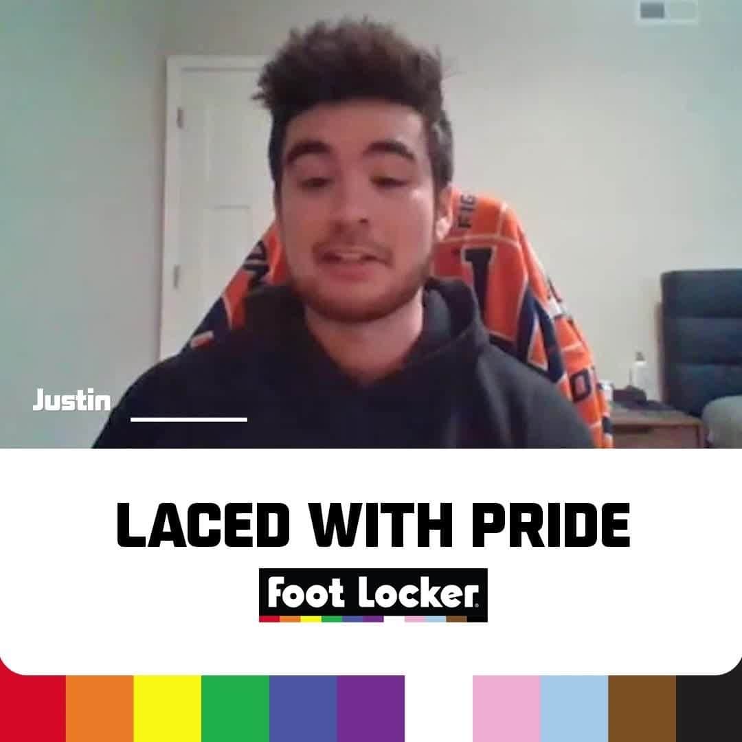 Foot Lockerのインスタグラム：「As we continue to celebrate Pride Month, our Laced With Pride ERG held a roundtable discussion with our LGBTQIA+ employees and agency partners to tell their stories, whether in the workplace or everyday life.  Justin Cabrera sheds light on activists of the past who have made a positive impact in the LGBTQ+ community -- while also touching on how Gen Z forges forward with both inclusion, acceptance and understanding, leading to even more positive change.」
