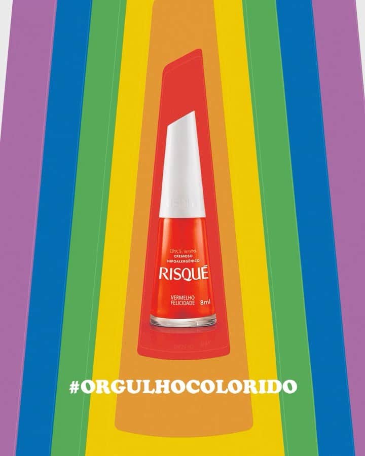 Risqueのインスタグラム：「Os julgamentos nos aprisionam, os tabus e os padrões nos colocam em caixinhas. Celebrar a diversidade, as nossas individualidades, livre de preconceitos e estereótipos é o que nos torna vivos. Vamos à luta contra tudo o que impede a liberdade, de ser o que se é. Curta, viva, ame, celebre, respeite. Mostre o seu #OrgulhoColorido por meio das cores! 🌈  #OrgulhoLGBT #TáNasNossasMãos #EsmaltesRisqué #RisquéOficial #Risqué #DiaDoOrgulho #UnitedWeShine #UnidosNósBrilhamos」