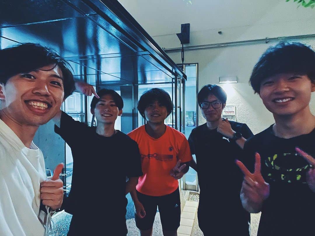 一戸誠太郎のインスタグラム：「. . . 合同練習🤘 みんな暑い中よく頑張った🔥  #スケモリ隊  #team1」