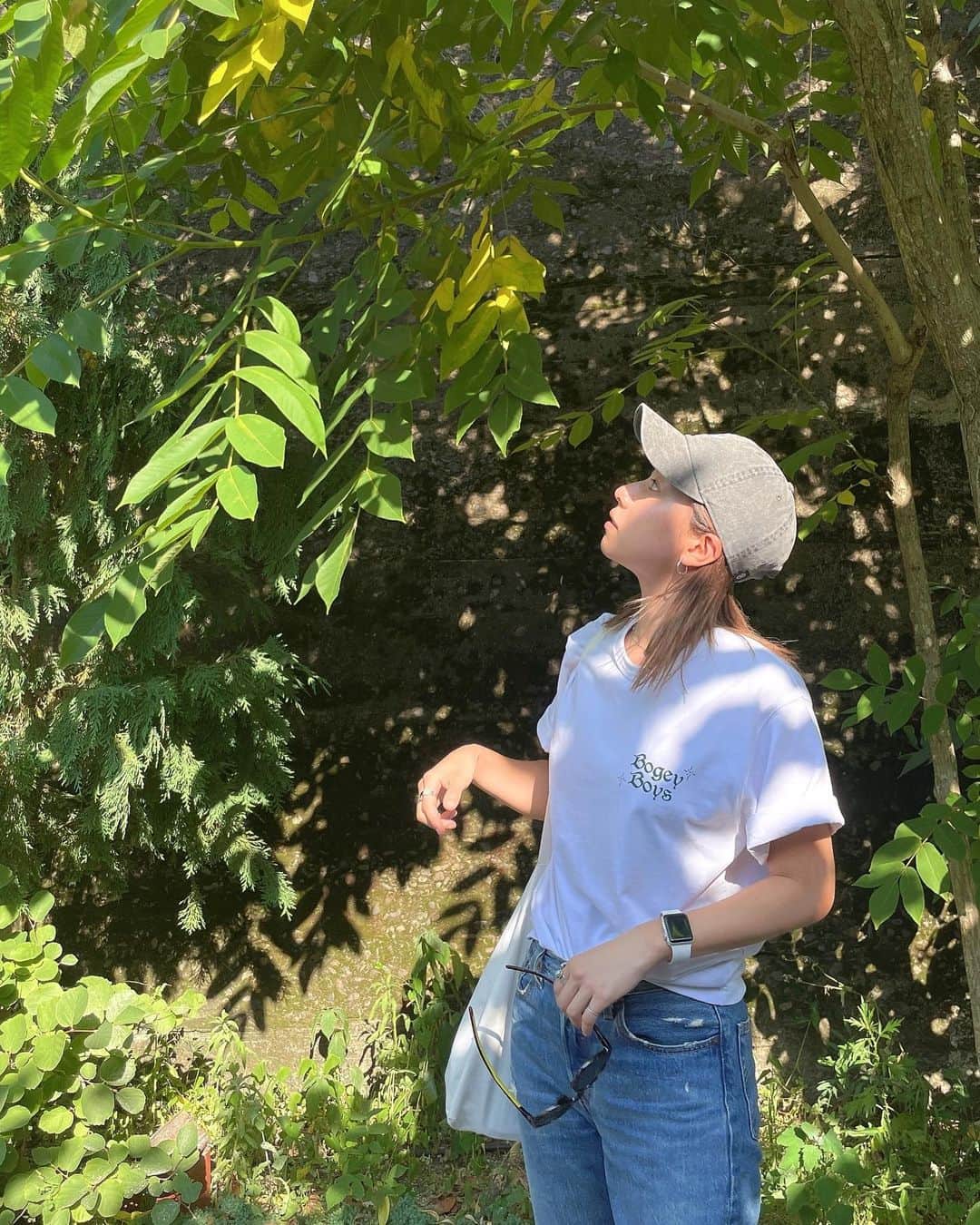 平野杏梨のインスタグラム：「@bogeyboys   Tシャツかわいい♡ 大好きな夏が始まったあ〜最高」