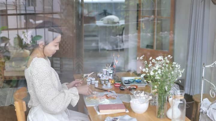 청담 수케이크 (atelier soo)のインスタグラム：「ㅡ  Coloring」