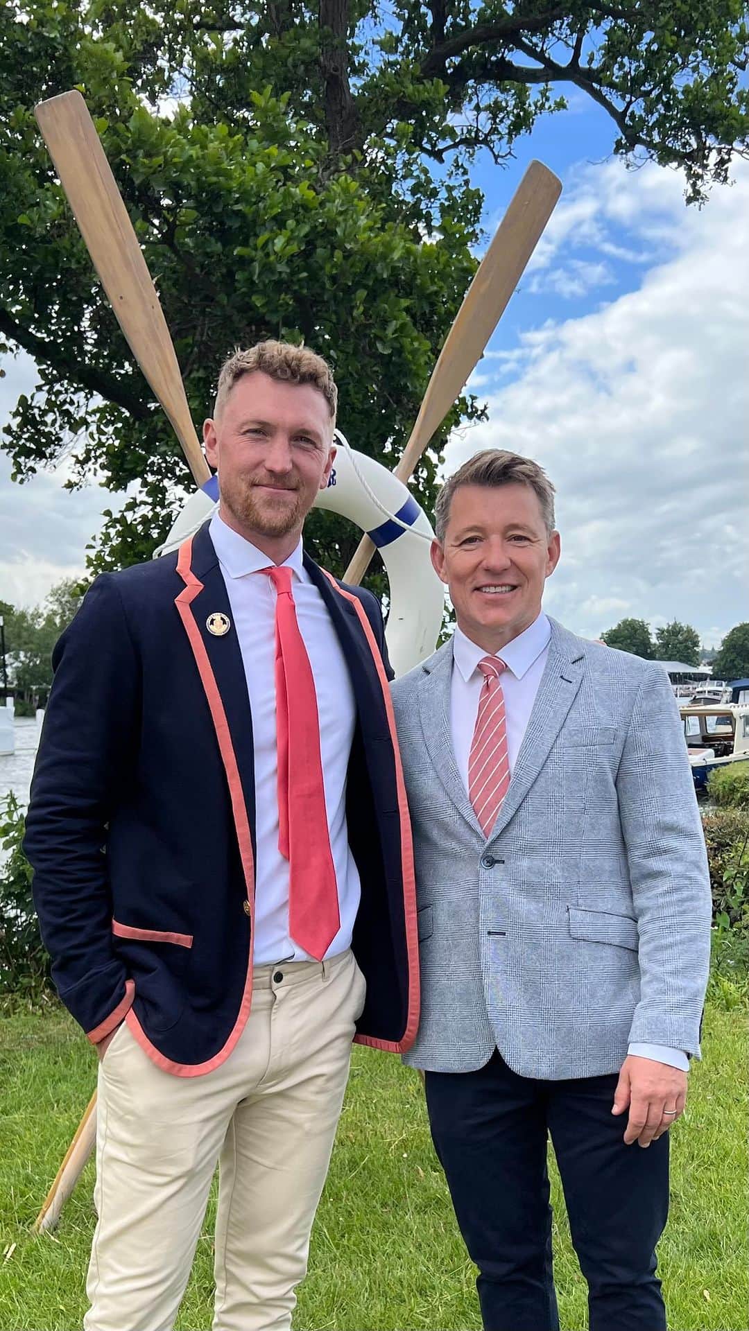 ブレモンのインスタグラム：「We’re here as the Official Timing partner to Henley Royal Regatta with @benshephardofficial and @alexgregorygb for a quick catch up about all of the @henleyroyalregatta action this week!   #henleyregatta #henleyroyalregatta #bremontwatches #henleyonthames」