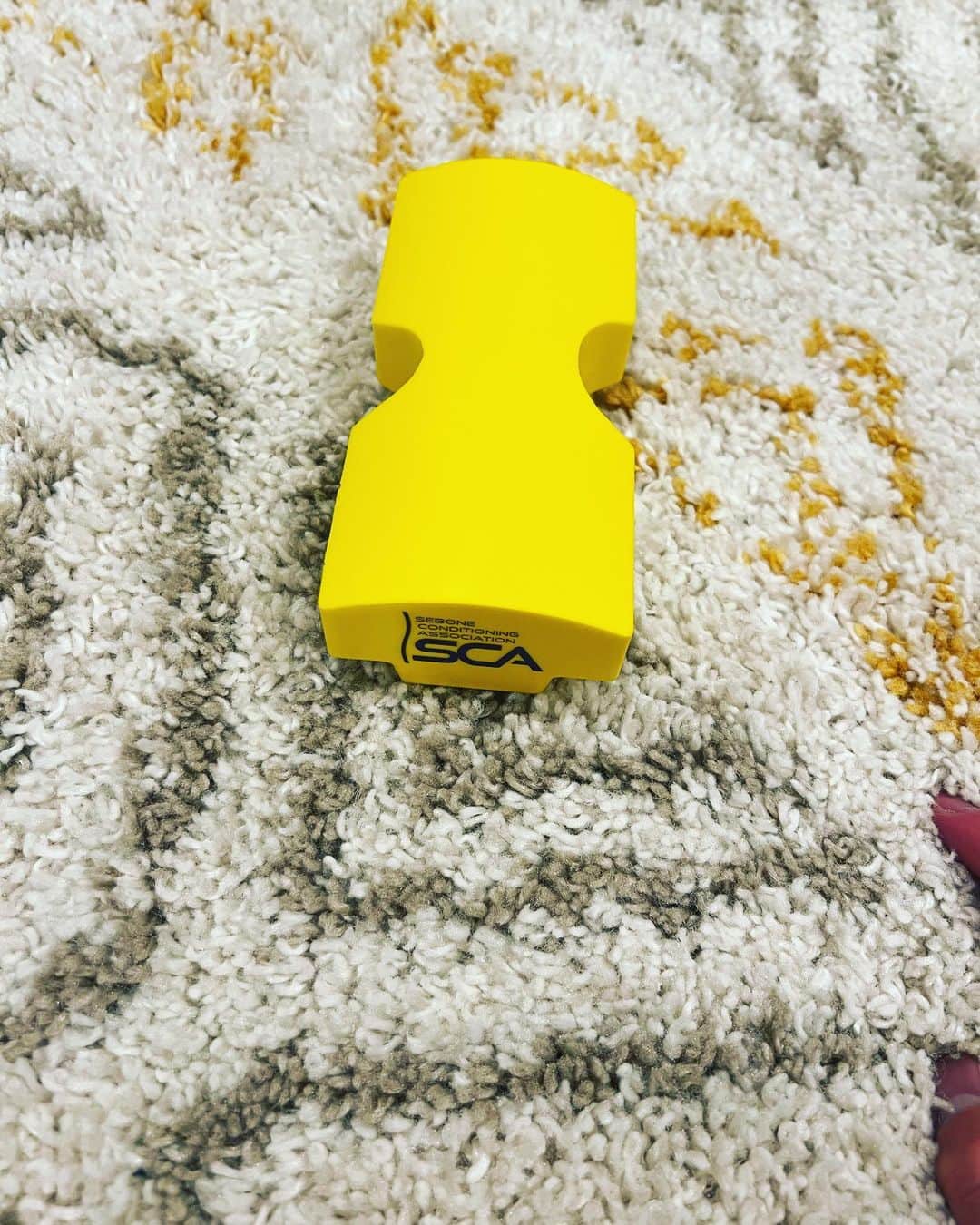 笠谷俊介のインスタグラム：「この仙骨枕最近ずっと使ってるんだけど、見た目そんなに凄みない様に見えて使ってみると本当に良さを実感できます！体のコンディション整えるのに凄く良いと思う🤔 #仙骨枕#コンディション#整い」