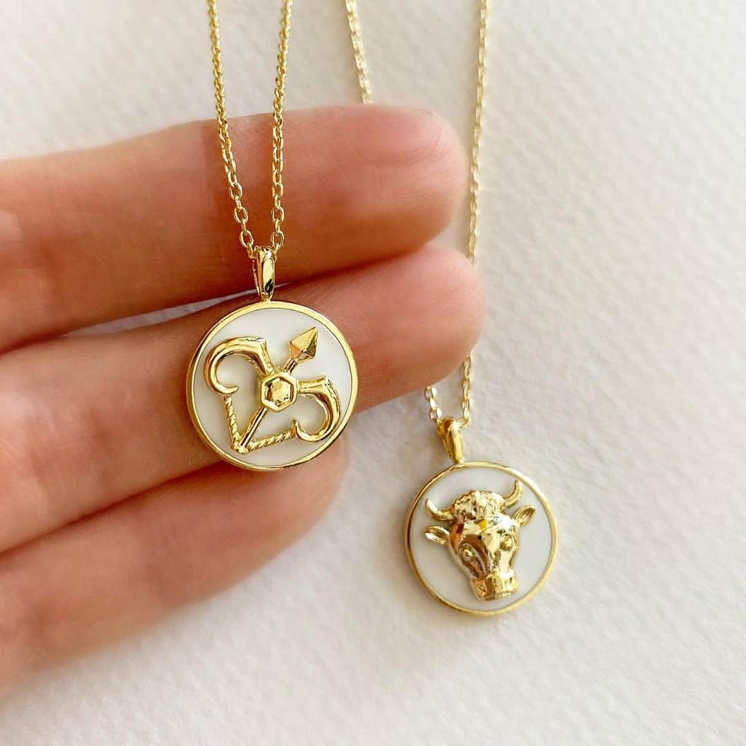 のインスタグラム：「Constellation Necklaces! Please get yours and your friends!☺️ Free Shipping available」