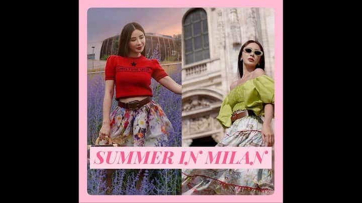 ジェイミー・チュアのインスタグラム：「My Europe vlogs aren’t over yet! Terence and I were in Milan and had a great time exploring the city, despite my feet hurting from a new pair of slippers. Watch my Milan vlog to know why. Full video is now up on my YouTube channel (link in bio)!」