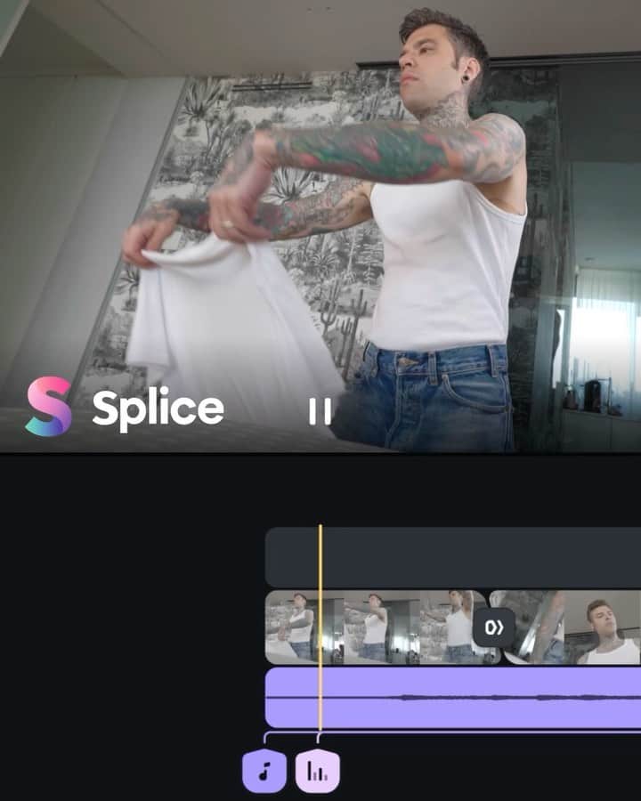 フェデスのインスタグラム：「Rendi l'ordinario straordinario con Splice @spliceapp」