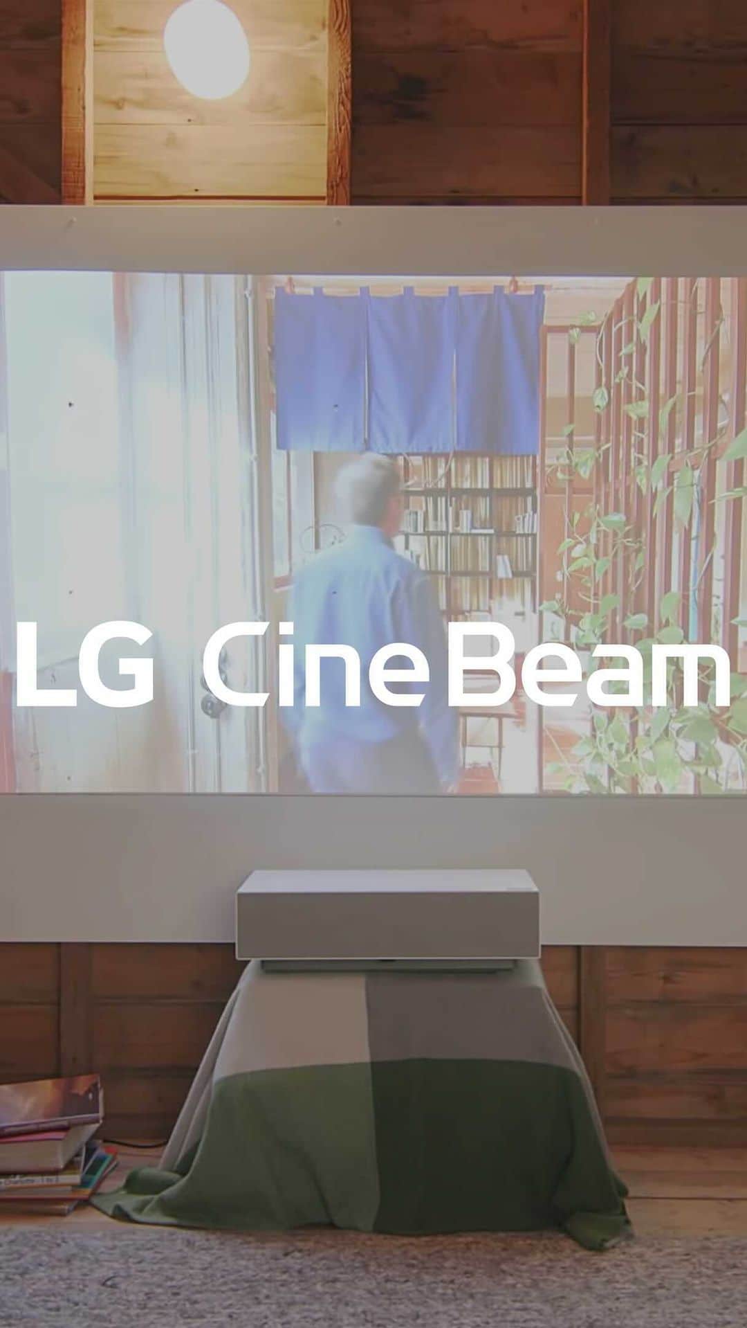 My Interiorのインスタグラム：「A sneak peak of Never Too Small founder @colinchee_nts new apartment with #LGCineBeam #HU715QW🏠 @lg_tech.it    It is your turn to enjoy your own home cinema experiences from inches away ✨ (🎥: @colinchee_nts, @nvtsmall)  #lgcinebeam #cinebeam #4kprojector #laserprojector #ustprojector #hometheaterprojector #premiumprojector #4k #4kuhd #UST #homeentertainment #interior #interiordesign」