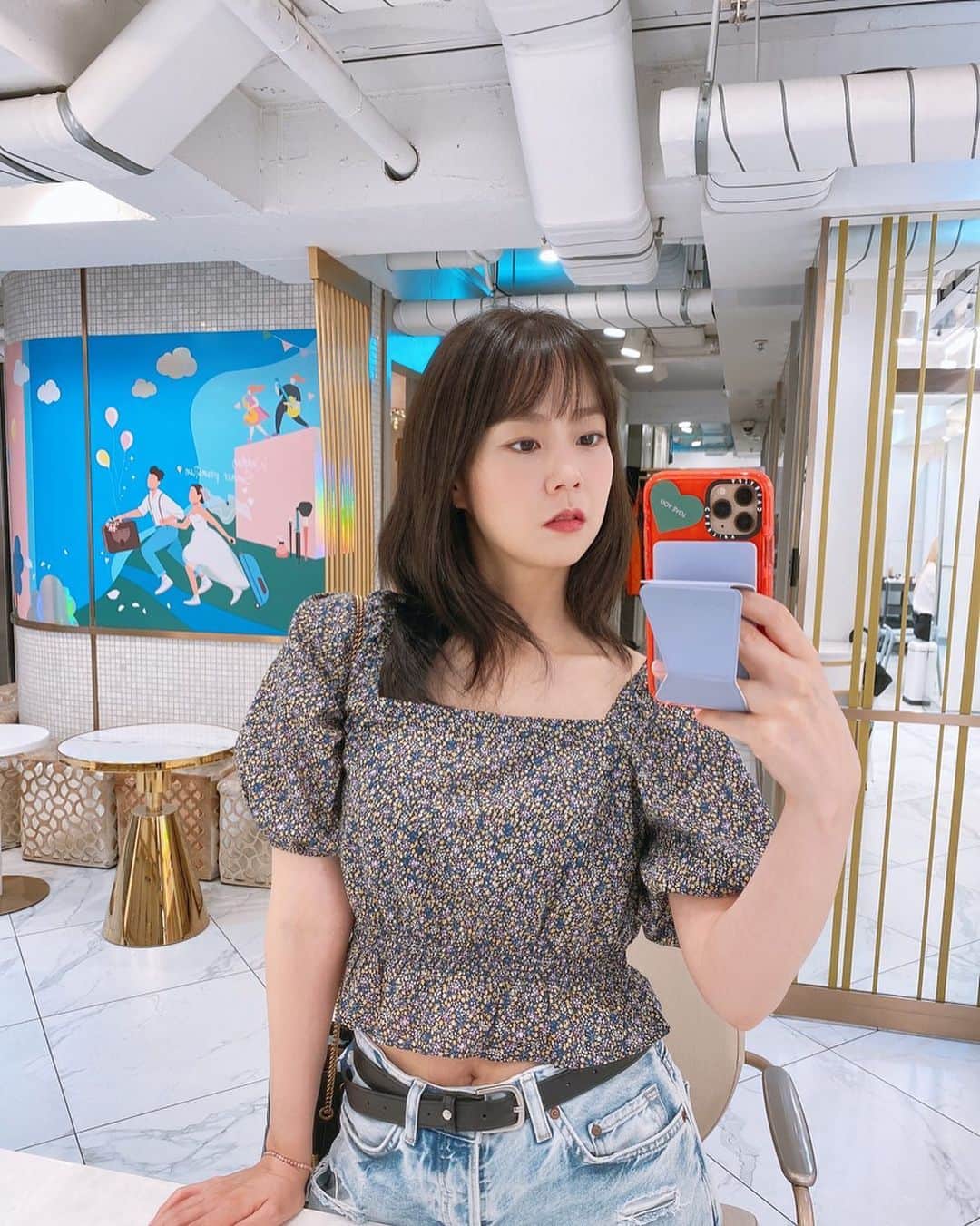 ハン・スンヨンのインスタグラム：「비가 너무 온다 다들 안전하고 뽀송한 저녁 되시길...」