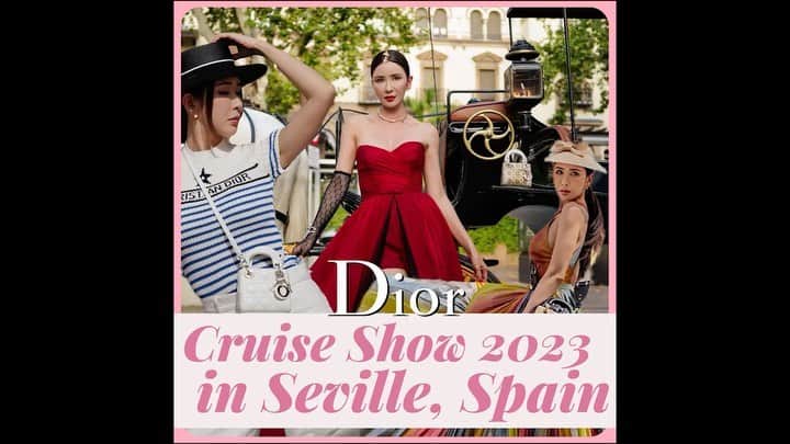 ジェイミー・チュアのインスタグラム：「From the Dior Cruise Show to a few mishaps in the hotel - our quick trip to Seville was one of the most memorable ones! Full Seville vlog is now up on my YouTube Channel (link in bio), hope you love it!」