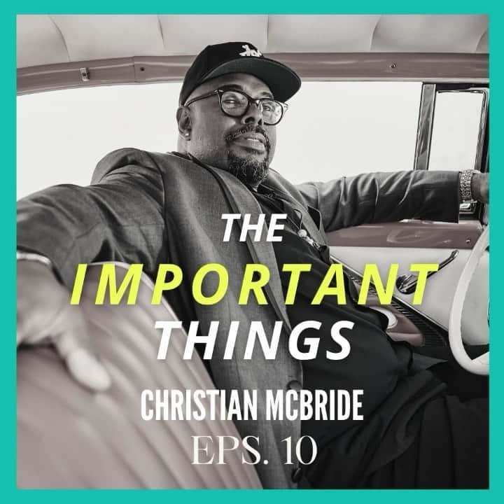 ボビー・ブラウンのインスタグラム：「That voice. That man. So excited to have this conversation. The tenth episode of The Important Things podcast featuring my dear friend and eight-time Grammy Award winning Jazz bassist Christian McBride is now live! We hear all about how he deals with life on the road, how he finds happiness in his relationships, and the incredible work he does to inspire young people to discover jazz. Listen wherever podcasts are available! @chrmcbride @iheartpodcast」