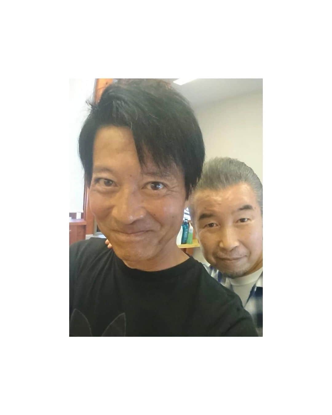 寺脇康文のインスタグラム：「今日も、マスターに、キッチリ、決めてもらいましたー！ #フランクのマスター」