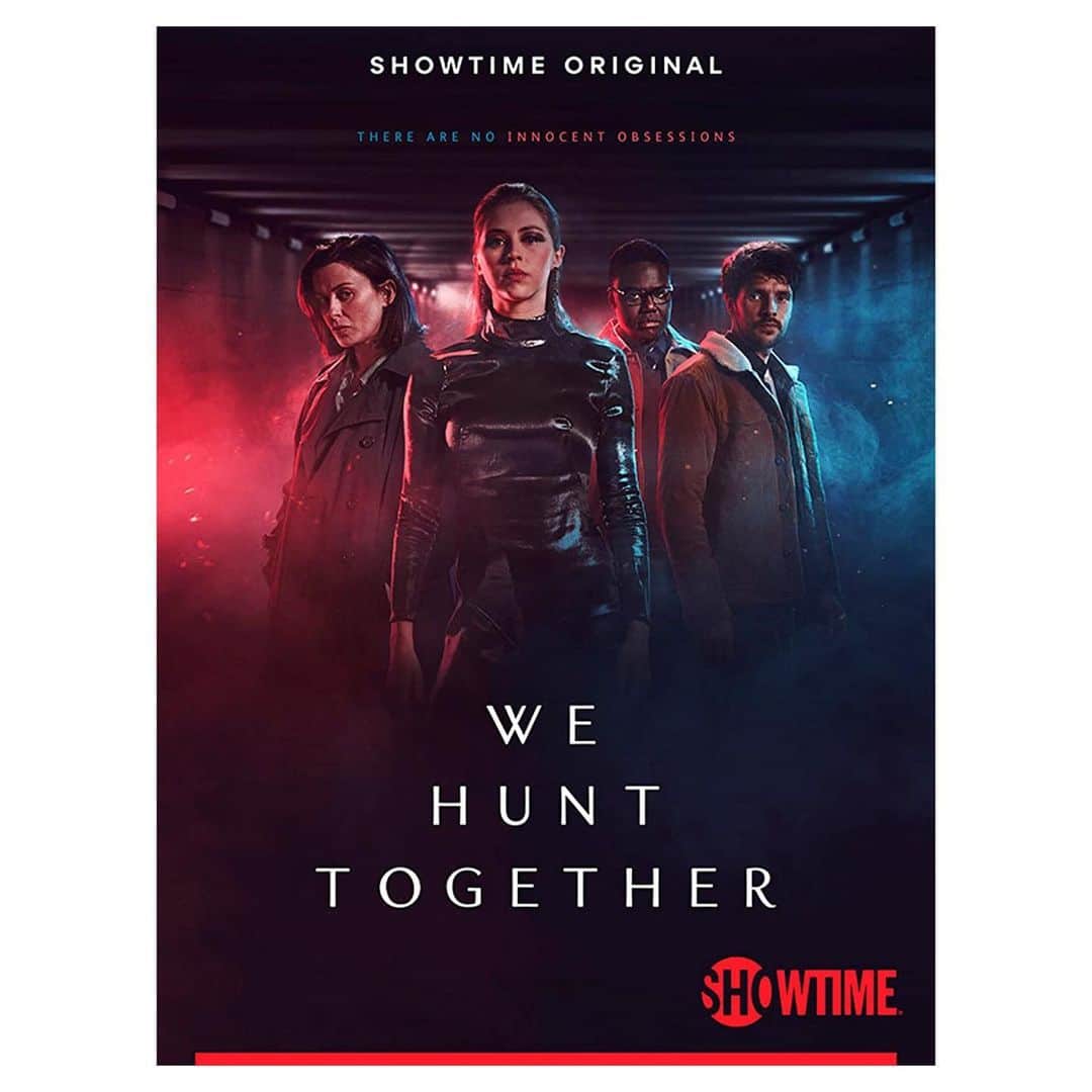 ハーミオーネ・コーフィールドのインスタグラム：「We Hunt Together 2 is available to stream on @showtime today!! And will return to air on the 3rd at 7:30pm EST. Swipe for S1 spoilers and Deano our favourite Tom Jones tribute act」