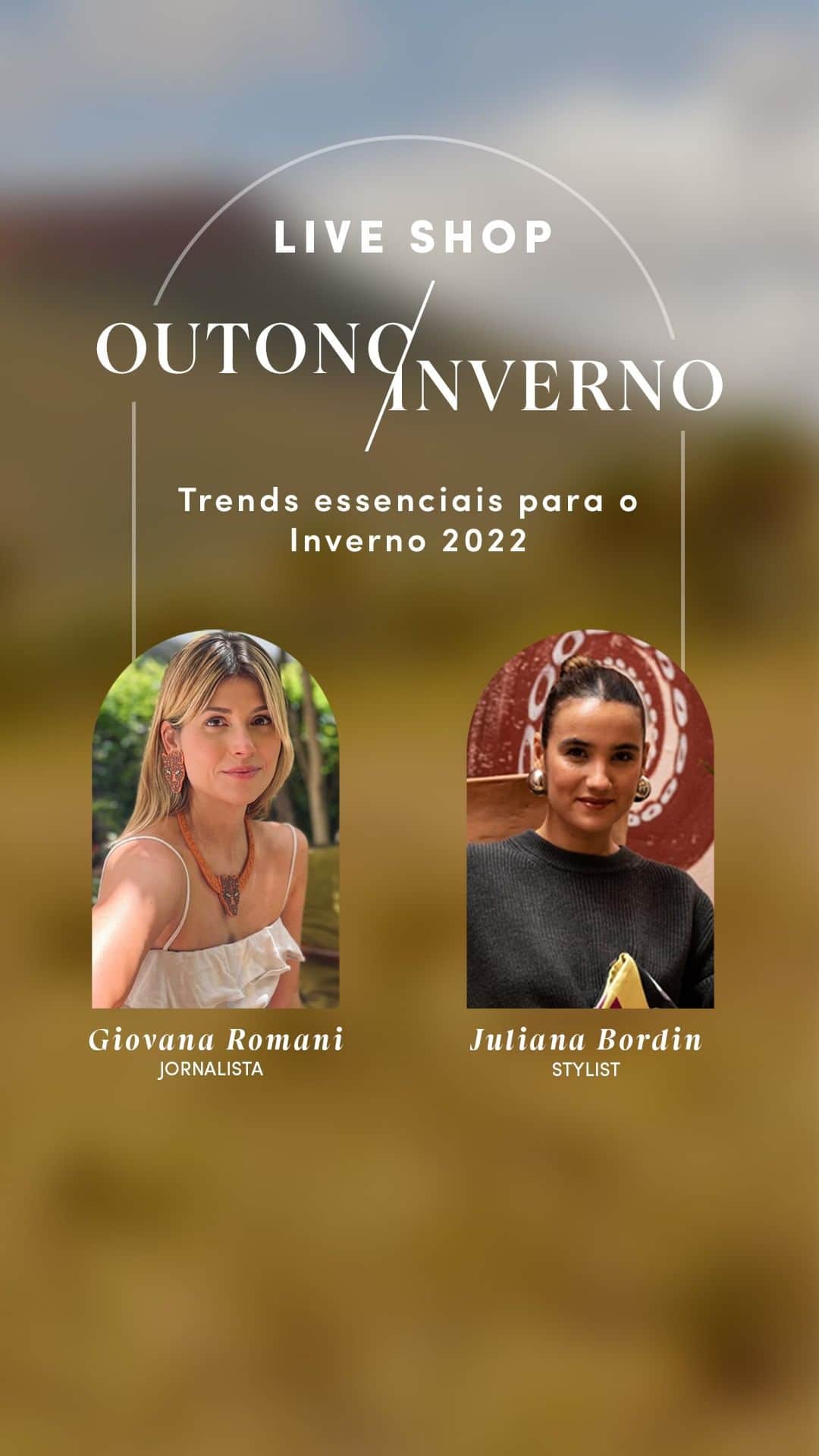 のインスタグラム：「Live Shop Outono/Inverno: Trends essenciais para o Inverno 2022.   Já está disponível no nosso IGTV a Live shop outono/inverno com as principais dicas de looks quentinhos e estilosos para a estação mais fria do ano. Aperta o play para conferir o que Giovana Romani e Juliana Bordin têm para falar sobre as tendências desse inverno.」