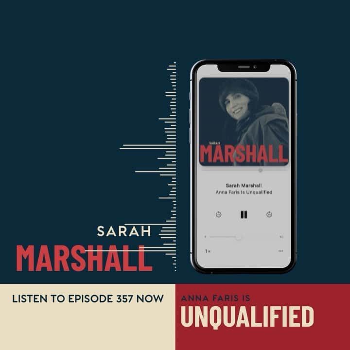 アンナ・ファリスのインスタグラム：「How our personal mythologies affect how we perceive the world around us with Sarah Marshall.  #annafaris #sarahmarshall #unqualified」