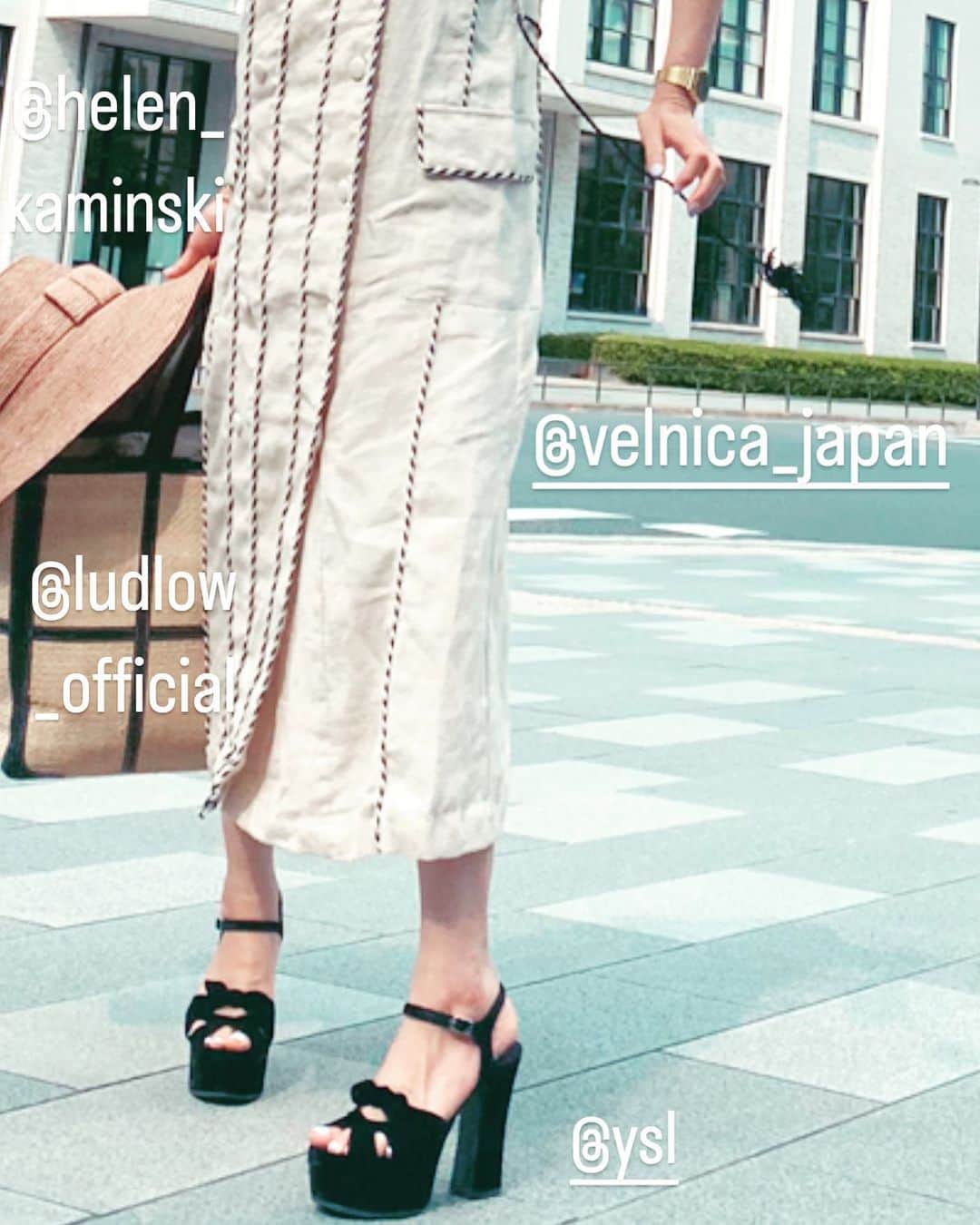 風間ゆみえのインスタグラム：「これで新幹線に乗るの？って驚かれたけど、とても歩きやすくて、今日選んだ服はこれくらいのバランスで着こなしたいのです☺️   @velnica_japan  @salon_y.official  #yumie_k_style」