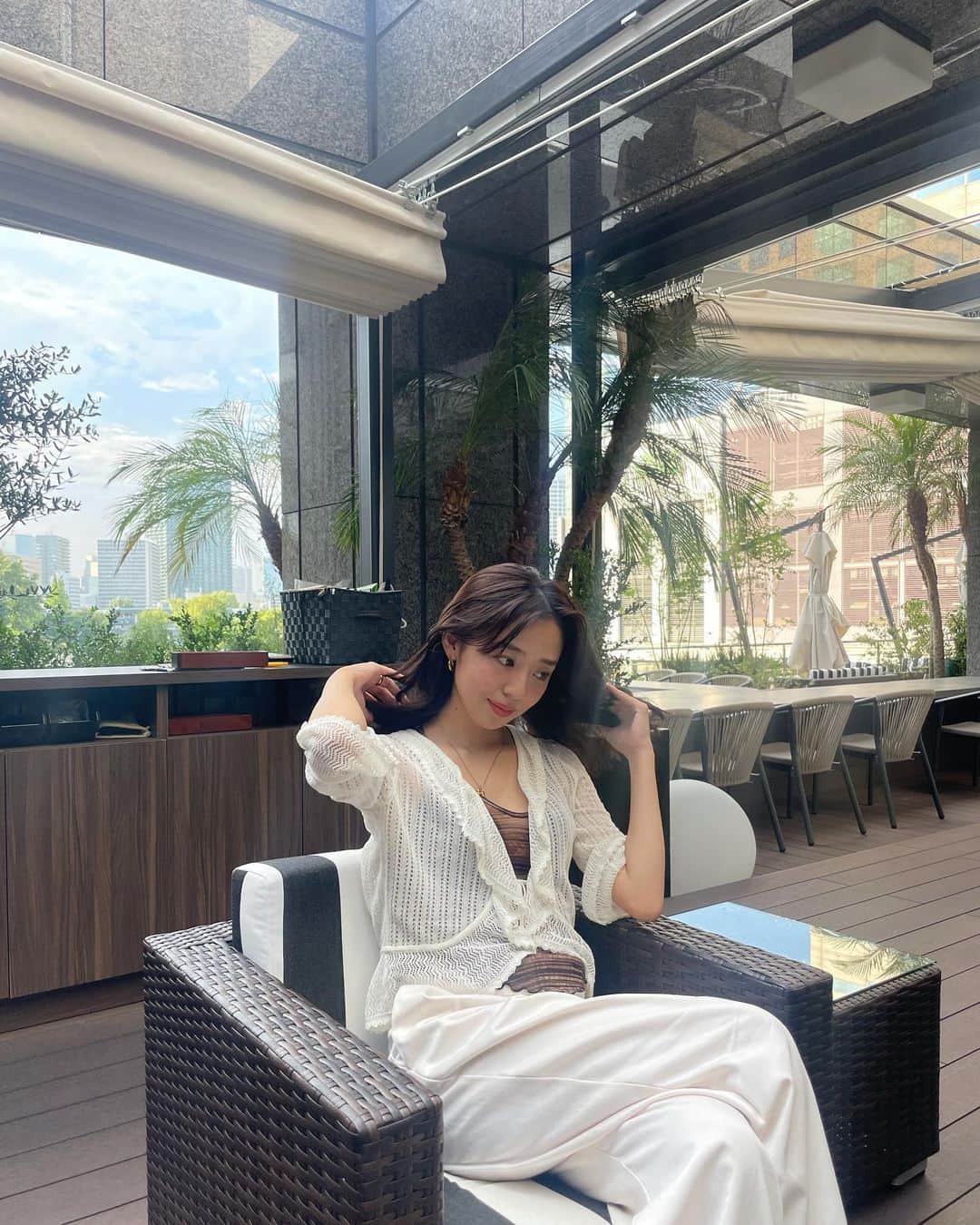 江藤百香のインスタグラム：「🍹🍉🍑」