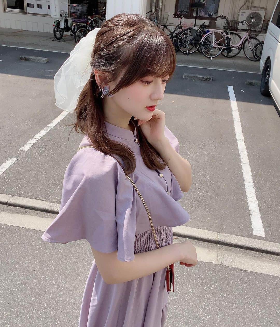 のインスタグラム：「外。」