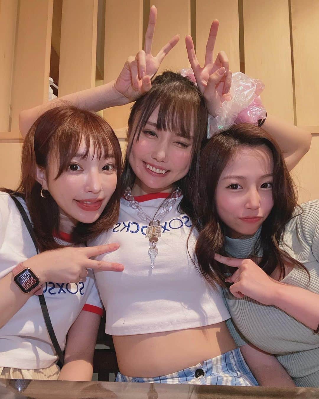 乙陽葵のインスタグラム：「綺麗なお姉さん達😘と 一緒にご飯食べに行ってきたよ🍚💞 楽しすぎたーーーーー✨ 乙、幸せや😏」