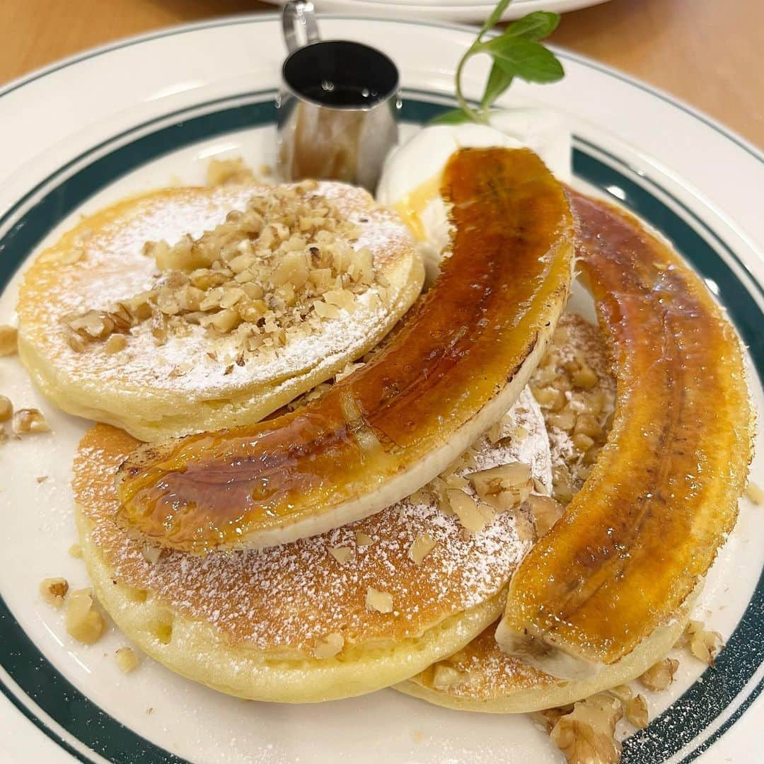 桜木美涼のインスタグラム：「#🥞  #カフェ #カフェ巡り #パンケーキ #甘党 #スイーツ」