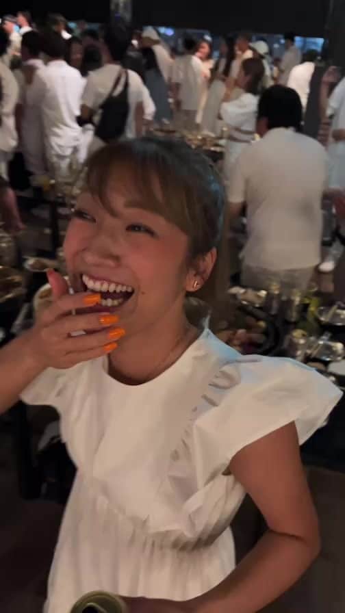のインスタグラム：「White Party in Okinawa under typhoon」