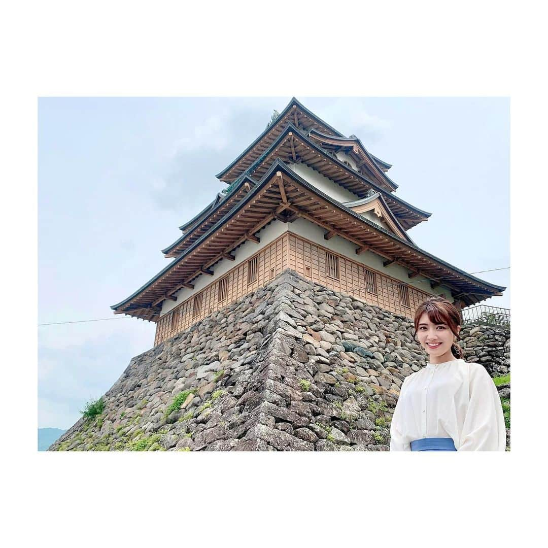 久保井朝美さんのインスタグラム写真 - (久保井朝美Instagram)「🏯 1つ前の投稿の中身☺️❤️  #NHK総合 #サタデーウオッチ９ #久保井朝美 #気象キャスター #気象予報士 #城ガール #高島城 #続日本100名城 #第二の故郷 #長野県諏訪市  台風4号や暑さについては ストーリーズやTwitterに 載せています🕊  #台風4号 #九州 #接近 #上陸 のおそれ #東京 #猛暑日 #観測史上初 #連続記録」7月3日 17時49分 - asami_k920