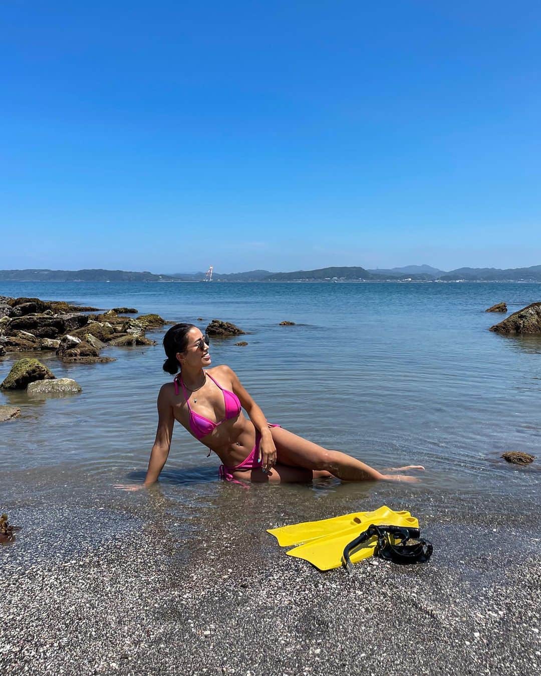 のインスタグラム：「. 🧜🏽‍♀️🐠 . #シュノーケリング#スキンダイビング #千葉県#館山#沖ノ島」