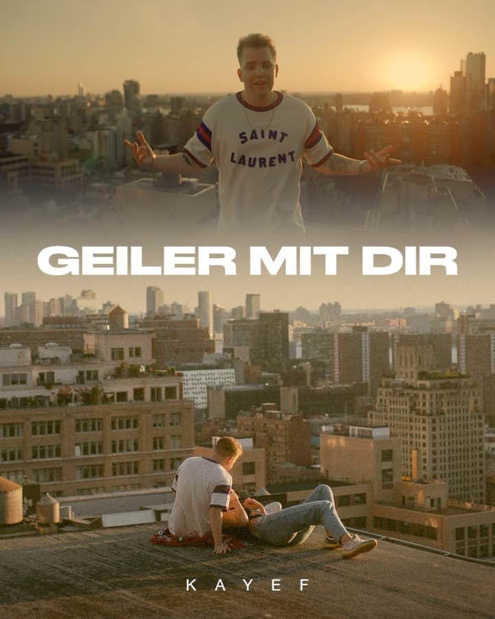 Kayefのインスタグラム：「Danke für das tolle Feedback zu meiner neuen Single #geilermitdir 😍 Wenn ihr noch nicht reingehört habt: Link in der Bio!」