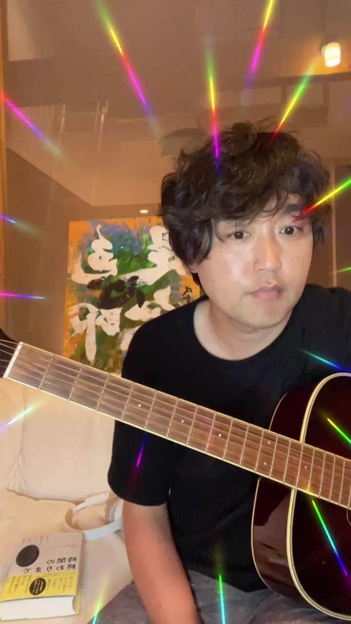 武田双雲のインスタグラム：「歌うだけの双雲。」