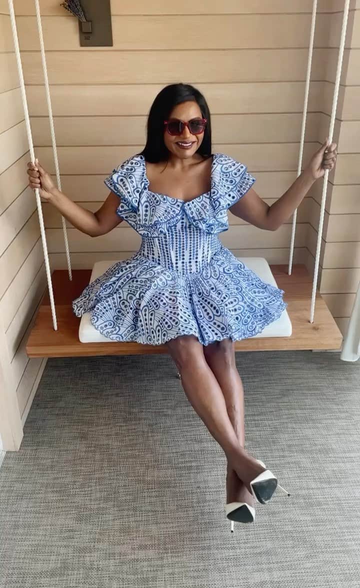 ミンディ・カリングのインスタグラム：「Happy 4th! 😘」