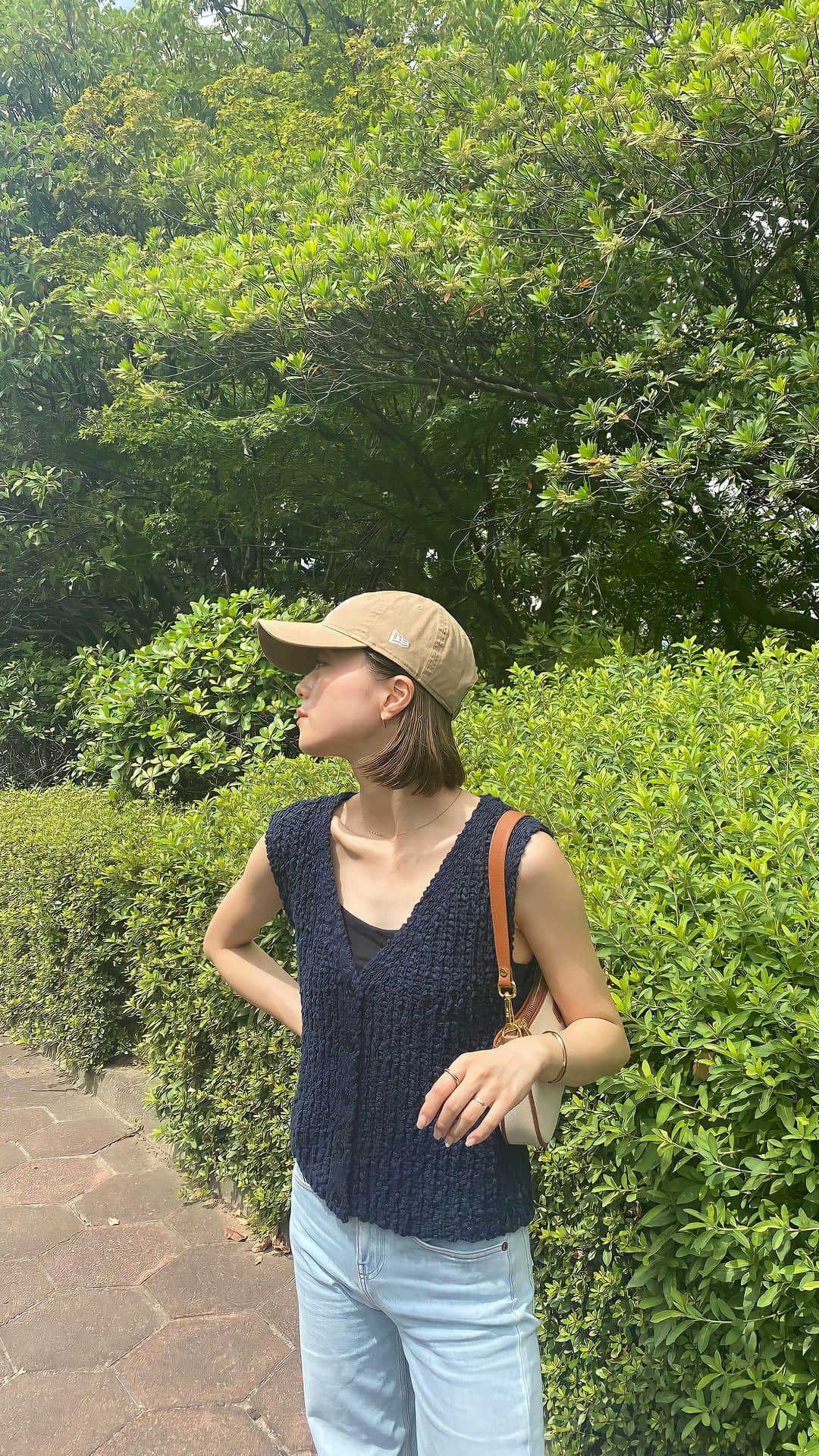 のインスタグラム：「hello July...🌞 リアル1週間コーデ今週末アップ予定です♡」