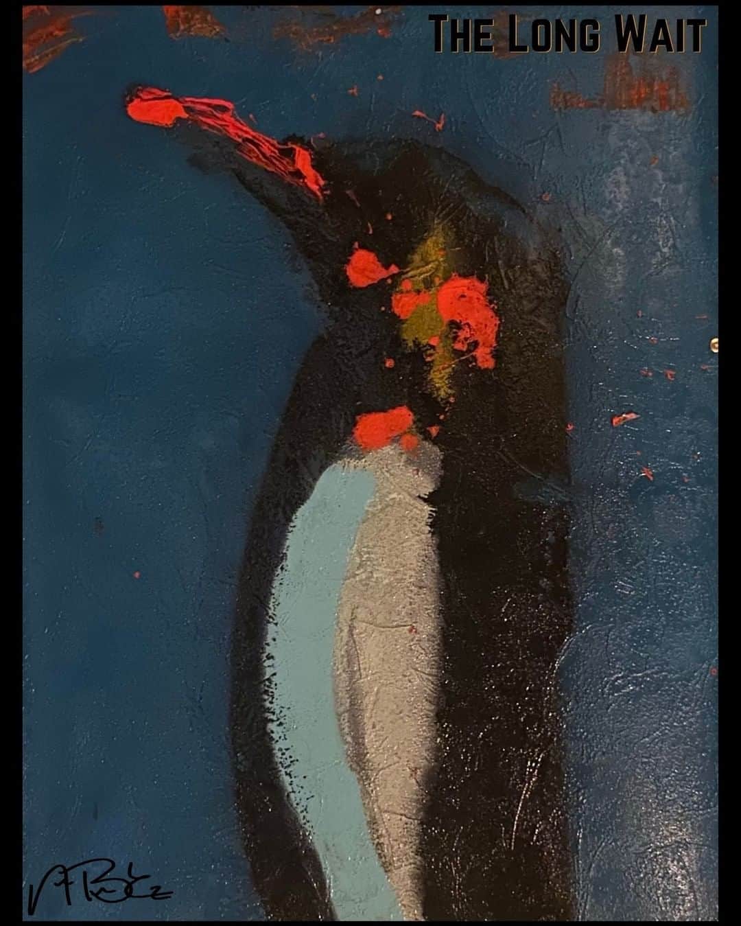ニコラス・ブレンドンさんのインスタグラム写真 - (ニコラス・ブレンドンInstagram)「THE LONG WAIT: PART I / Post 2 of 2 (My bad penguin fic inspired by Nicky’s paintings -T)  Poe joined Penguin Strike Force One the minute she reached the line on the “You Must Be THIS Tall” to fly a jet sign at the recruiting office. While signing up, she came across two former flames named Hitchcock and Winger – twin military brats with similar reputations as trouble makers and a weakness for the ladies. That same weakness once inspired them to make separate attempt to “borrow” their dad’s jet to impress the young Poe. They quickly realized that Poe was not easy to impress, and also important to note, not “easy” either. In the end, all their little adventure accomplished was a quick trip to military boarding school and now a mandatory five-year hitch in Strike Force One.  The arrival of the twins was not going to impede on Poe’s plans in any way. If anything, she was excited about the opportunity to use them for her own nefarious purposes. She already had the drive to succeed in the force, but now there was just a little bit of added kick in her step knowing there was a more personal element to her grand destiny. And with that drive and determination, Poe quickly rose through the ranks to commander and was soon in charge of the castle guard. The perfect position to launch a coup…which is exactly what Poe did.  To be continued...  **Consider adopting one of these desperate intergalactic travelers. You may be their only hope to find a safe home.**  Next Installment: Ed Begley, Sr. Gangsta Gangsta Gold Ghost of Christmas Past How Do You Like Me Cow Night of the Living Bovine  #Penguins #OriginalArtwork #Fiction #AcrylicPainting #ArtForSale #Cows」7月6日 5時57分 - nicholasbrendon