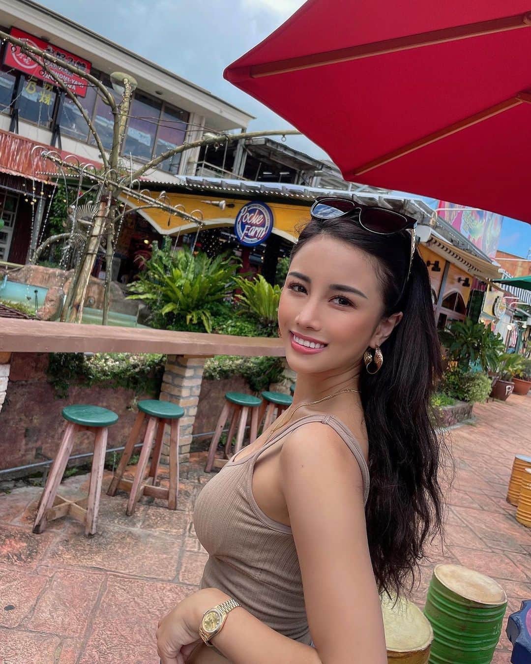 のインスタグラム：「初めてアメリカンビレッジ行った🇺🇸」