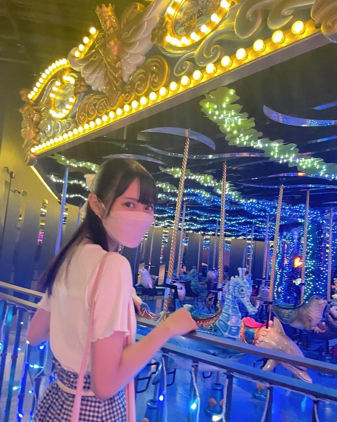 瀬戸ゆなさんのインスタグラム写真 - (瀬戸ゆなInstagram)「▫️ メリーゴーラウンドのりたい🎠𓈒𓂂 ・ ・」7月6日 21時14分 - yuna64._