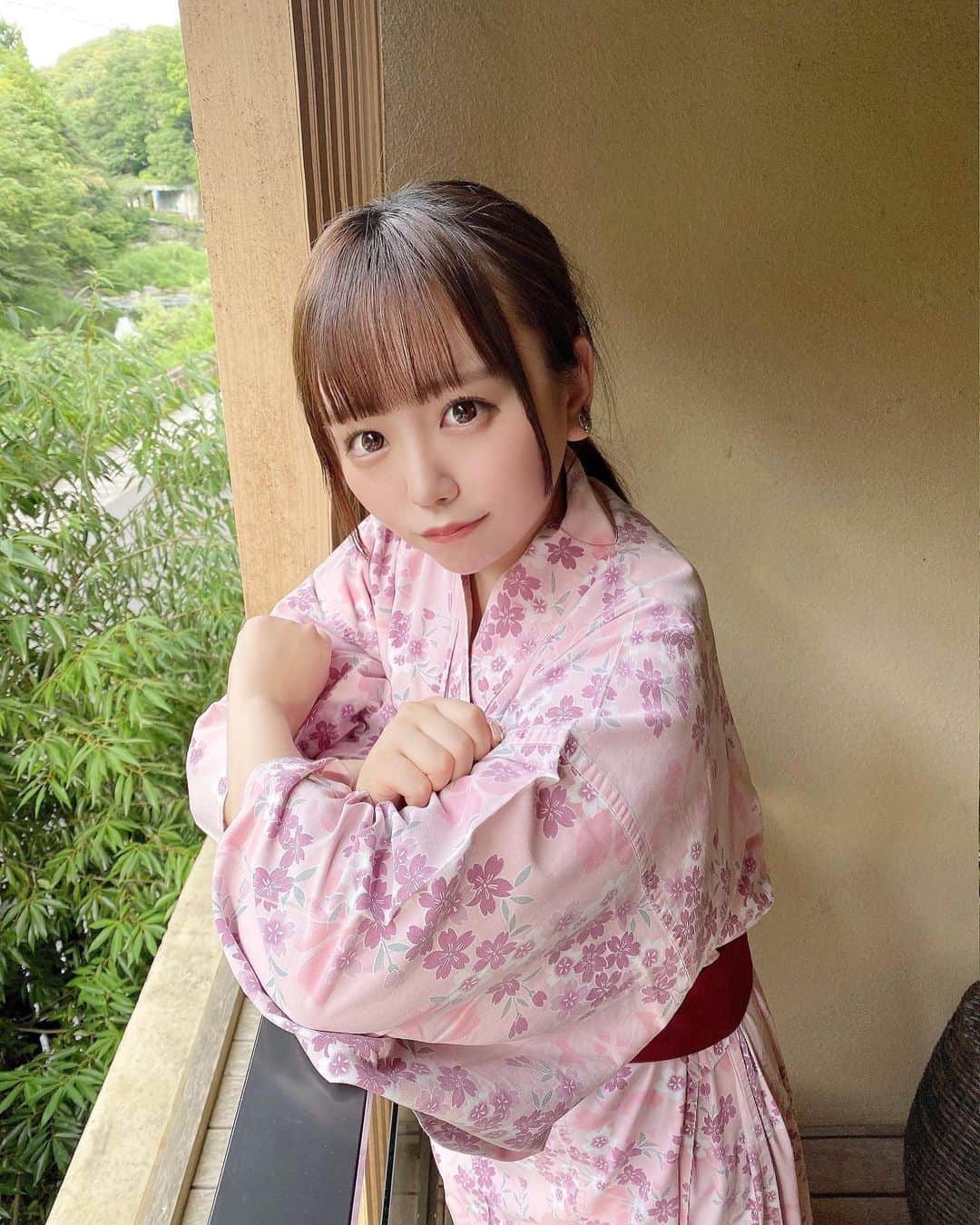 桜木妃奈のインスタグラム：「༼;´༎ຶ ۝ ༎ຶ༽温泉♨️」