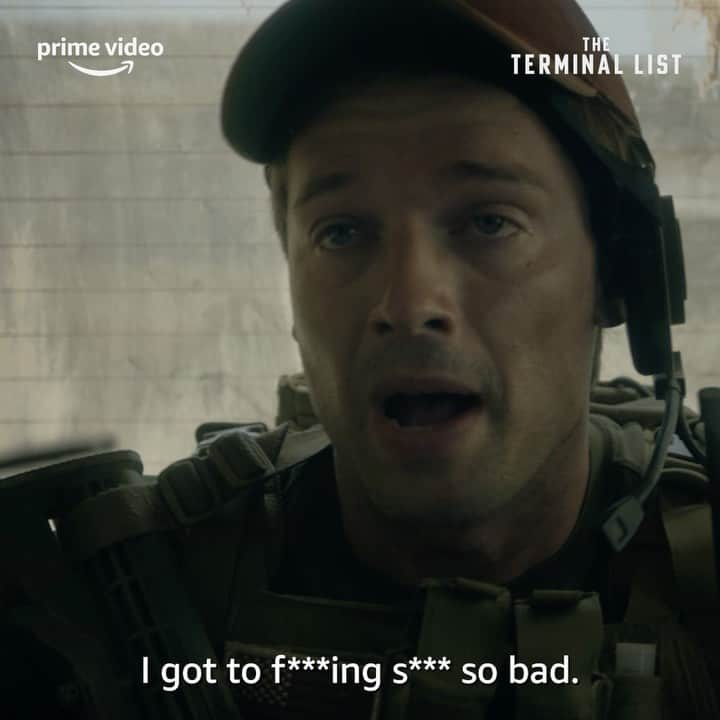 パトリック・シュワルツェネッガーのインスタグラム：「Anyone binge Terminal List over the weekend ??? 🇺🇸   #1 show on Amazon baby!! I’m clenching! I’m clenching !  Congrats @prattprattpratt @jackcarrusa」