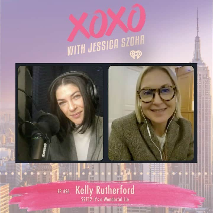 ジェシカ・ゾアのインスタグラム：「Ready for another #GossipGirl rewatch? I brought @kellyrutherford back to break down the epic Snowflake Ball episode and dive into Lily’s complicated triangle with Bart and Rufus. Who did you want Lily to be with? Listen to the full episode of XOXO on @iheartradio by clicking the link in my bio!」