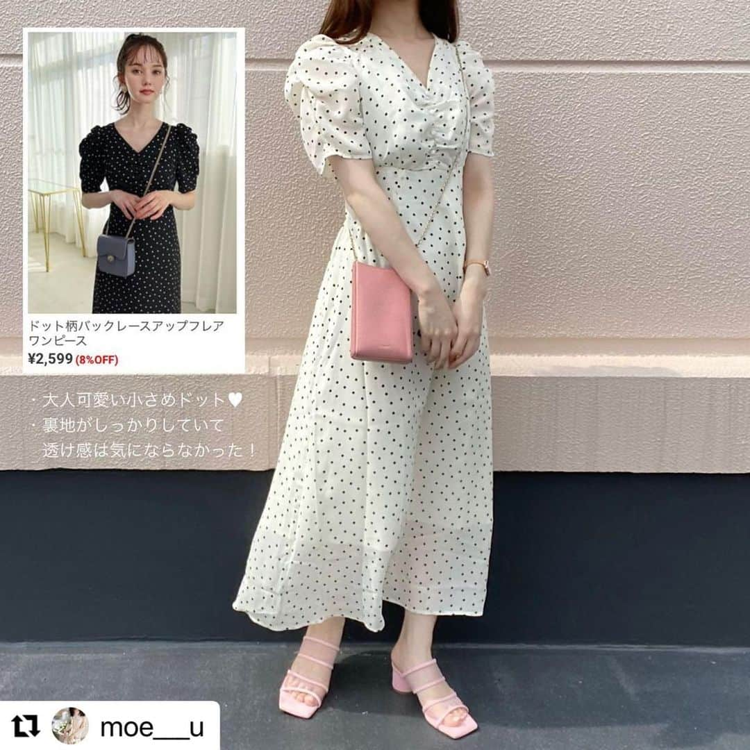 GRLさんのインスタグラム写真 - (GRLInstagram)「#Repost @moe___u with @use.repost ・・・ '🩰｜※155.5cm全てSサイズを着用しています 𖧧  ⁡ ⁡ この間リールでも紹介しましたが 新しい着画も増えたので改めて ... " @grl_official のおすすめワンピまとめ👗🪄" ⁡ ⁡ サイズ感や小物の合わせ方など 是非参考にしてみてください(´｡･v･｡｀)！ ⁡  ⁡ #grl #grl購入品  #grlコーデ #グレイル #グレイル購入品 #グレイルコーデ　#プチプラコーディネート　#プチプラコーデ #ワンピース　#ワンピースコーデ #シャツワンピ　#シャツワンピース #ピンクワンピース　#ピンクコーデ　#ブルーコーデ　#水色コーデ　#花柄ワンピース #花柄ワンピ　#ドットワンピース #ドットワンピ #プリーツワンピース　#肌見せ　#肌見せコーデ #白ワンピース #白ワンピ　#骨格ウェーブ　#骨格ウェーブコーデ」7月7日 12時04分 - grl_official