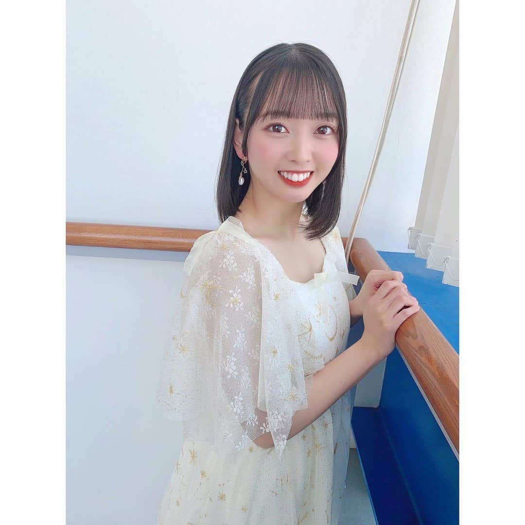 石田みなみのインスタグラム：「⁡ 今月の生写真のオフショット🌷 ⁡ 七夕をモチーフにしたワンピース🎋🌌 透け感があってかわよいです☺️🤍 ⁡ #STU48 #charmingtrip #idol #アイドル #Stucharmingtrip #石田みなみ #生写真 #オフショット ⁡#七夕 #🎋 #🌌 ⁡」